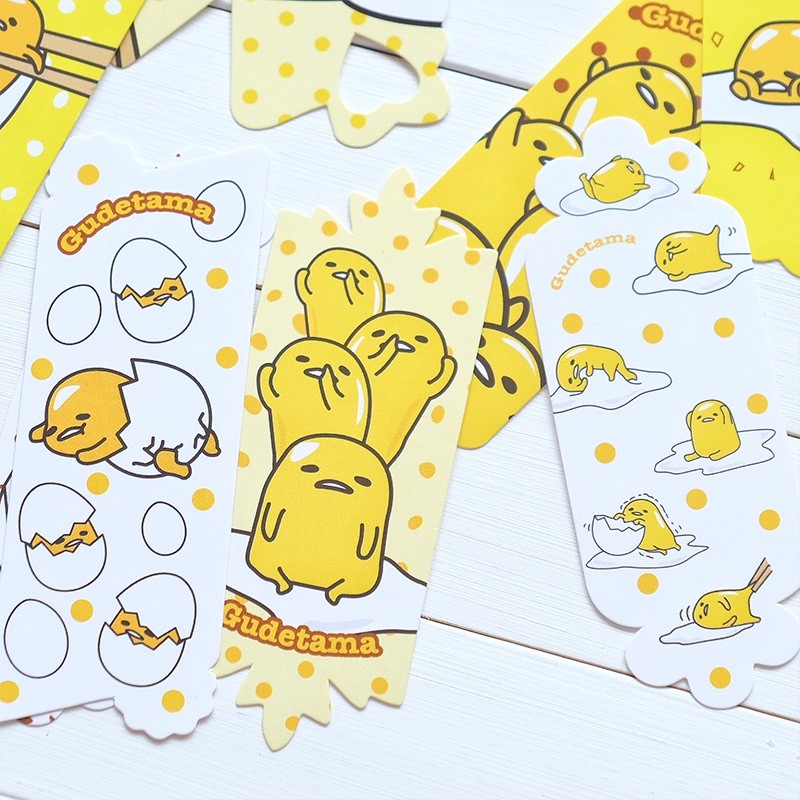 

Panmomo Gudetama Paper Bookmark Set - Pembatas Buku