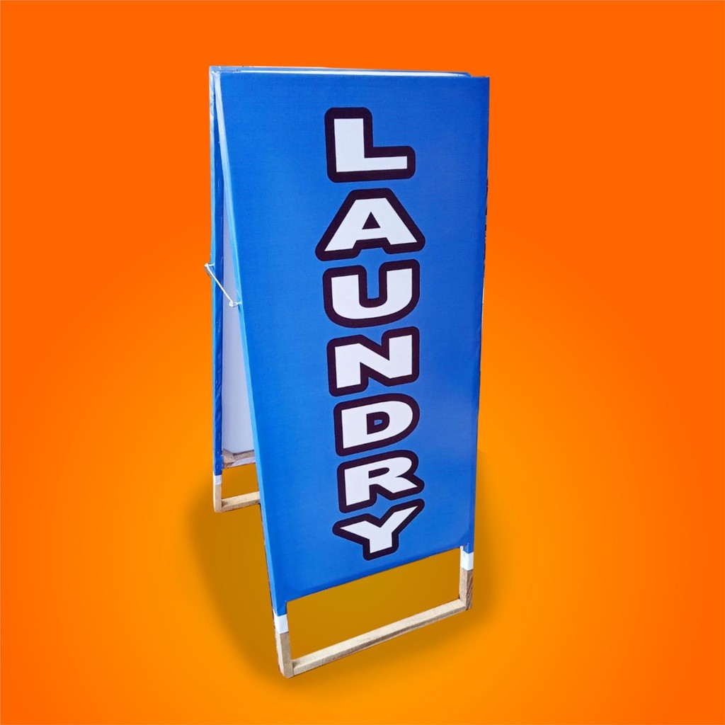 

Stand Banner Kayu 60 x 110 cm