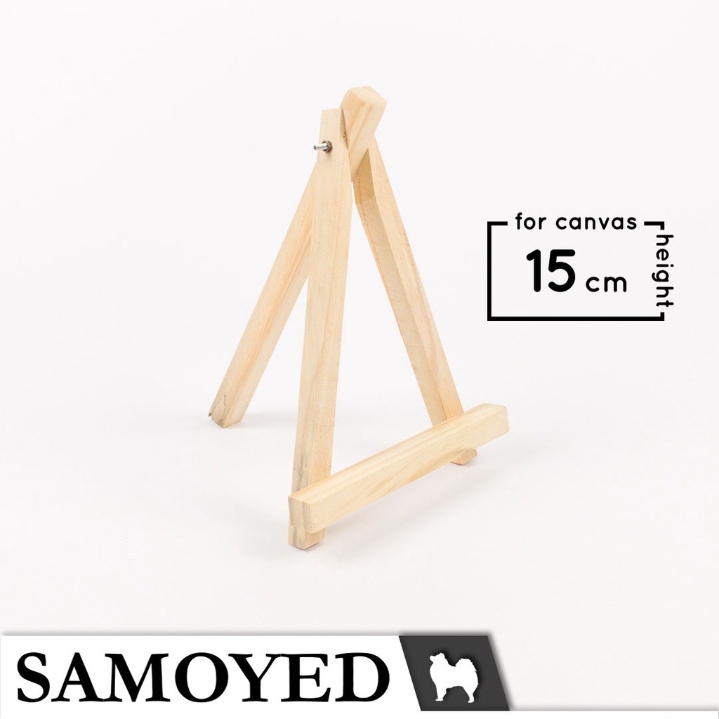 

PROMO Sandaran Kayu Kanvas Lukis / Foto / Tripod Wooden Painting / Canvas Easel / Stand 15 cm Samoyed EASL-D15 AESTHETIC