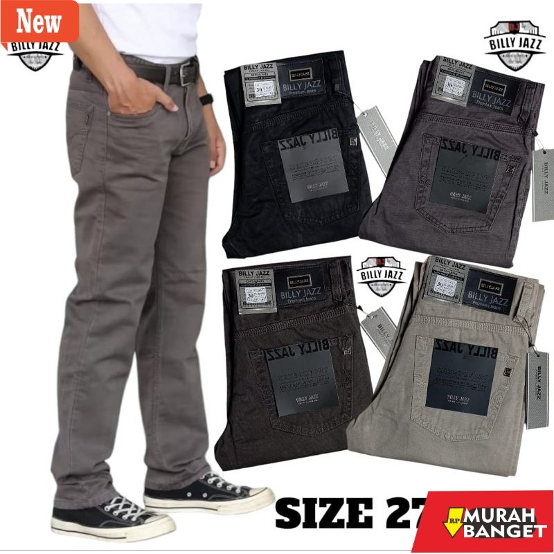 Celana panjang pria yg terviral- Celana Kanvas Cardinal Original Billy Jazz Casual Standar Reguler F