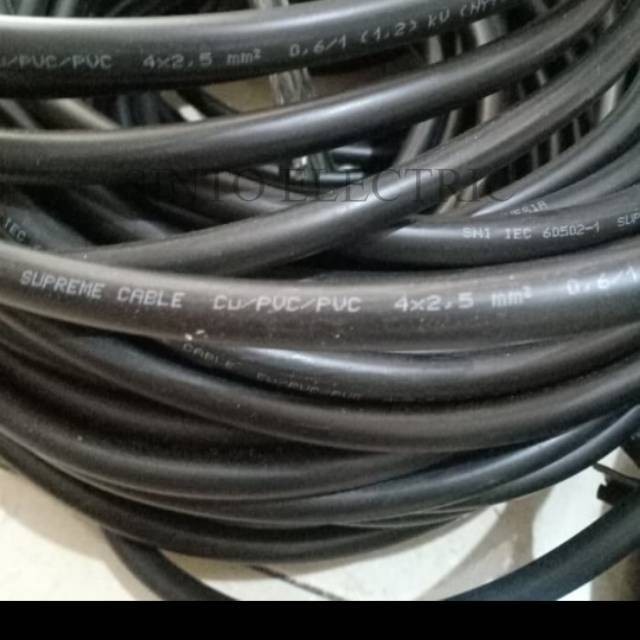 SUPREME Kabel NYY 4 x 2.5 mm Kabel Kawat Meteran