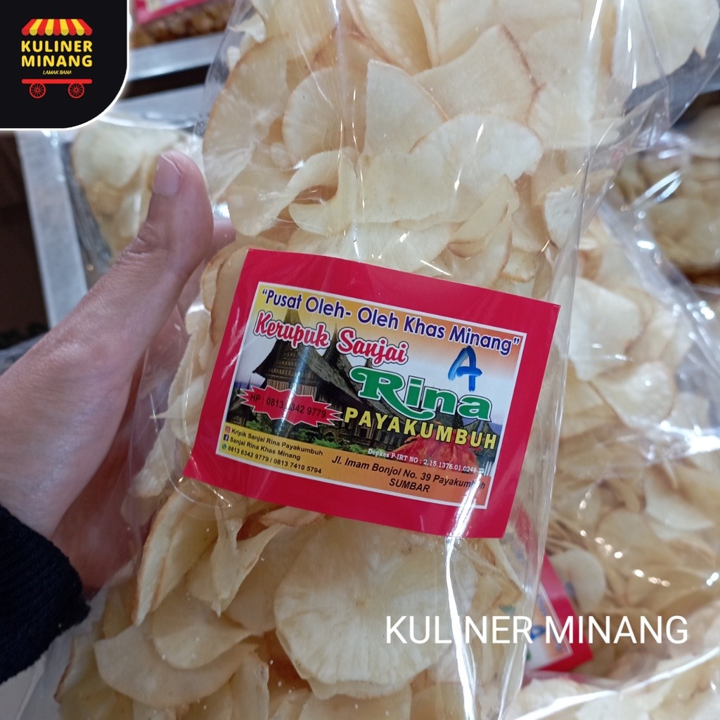 

Kuliner Minang Sanjai Rina Oleh-Oleh Asli Cemilan Kampung Makanan Khas Payakumbuh Padang kabau Jajanan Snack Kabau AX00
