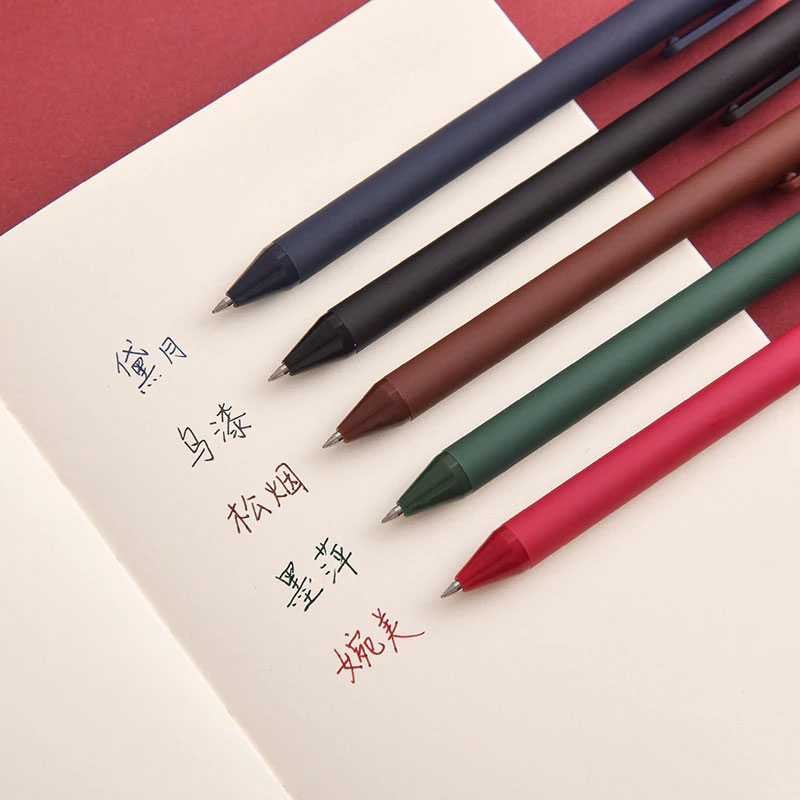 

KACO PURE Macaron Gel Pen Pena Pulpen 0.5mm 5 PCS (Colorful Ink)