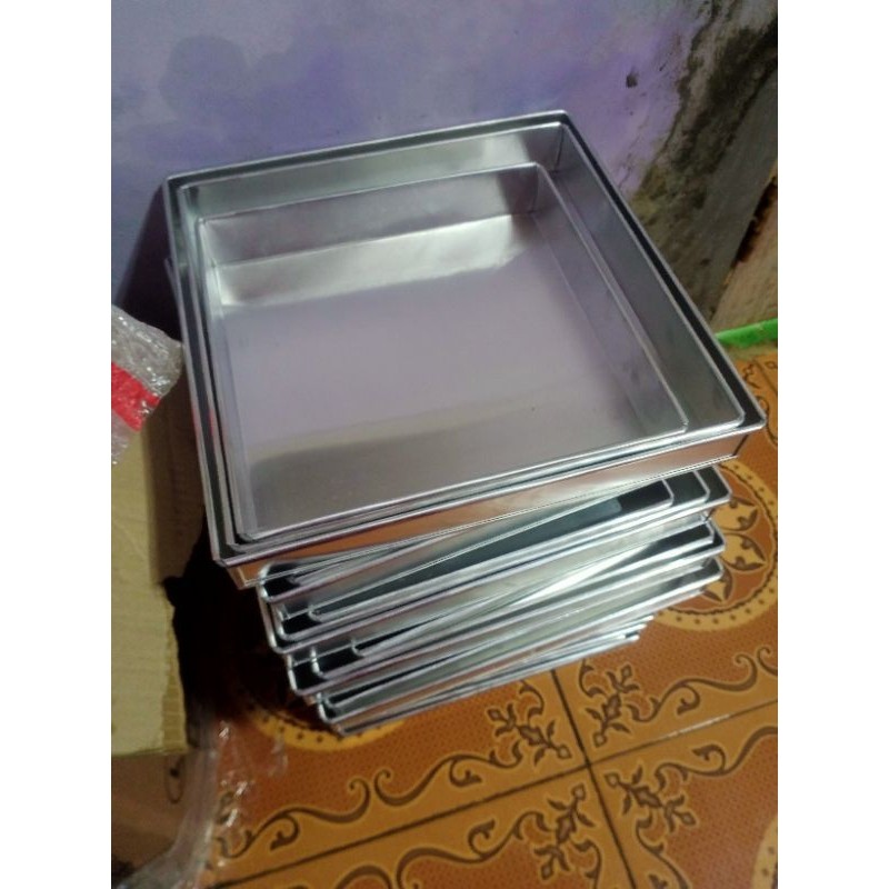 loyang kue ukuran 20 x 24 x 2 / 22 x 26 x 2 / 24 x 28 x 2cm