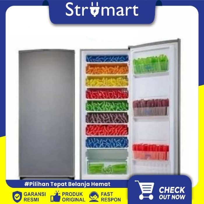 FREZER ES BATU  FREZER ASI SHARP FJM 198A HS 8 RAK