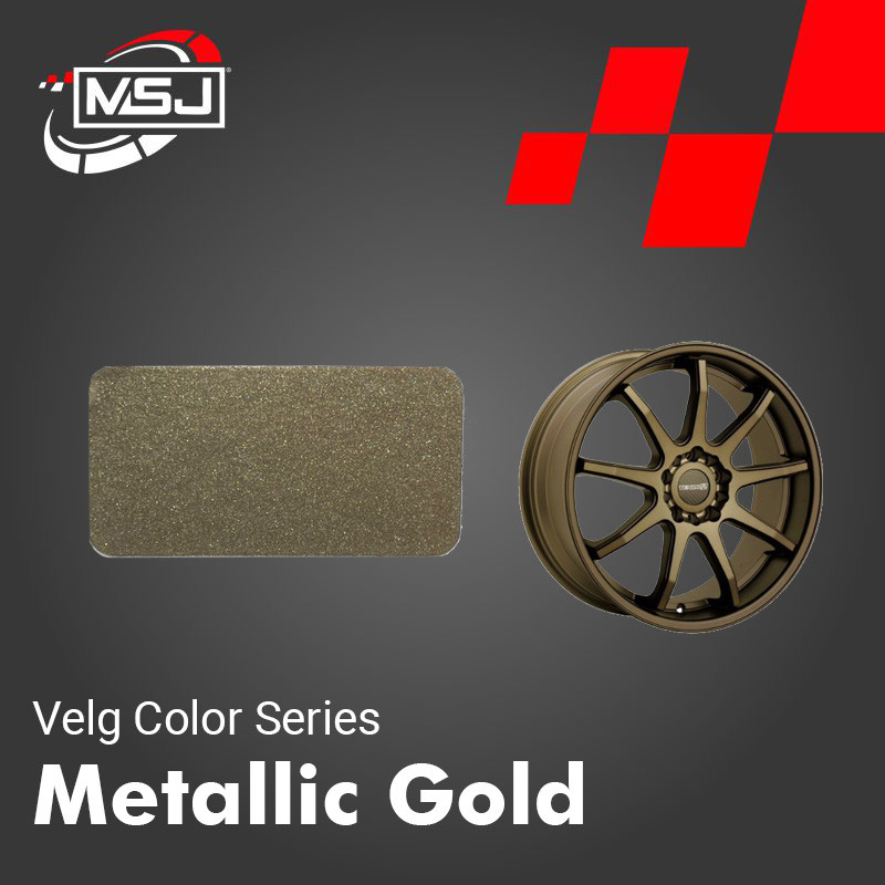 Cat Velg Mobil/Motor Metallic Gold | Velg Series | MSJ