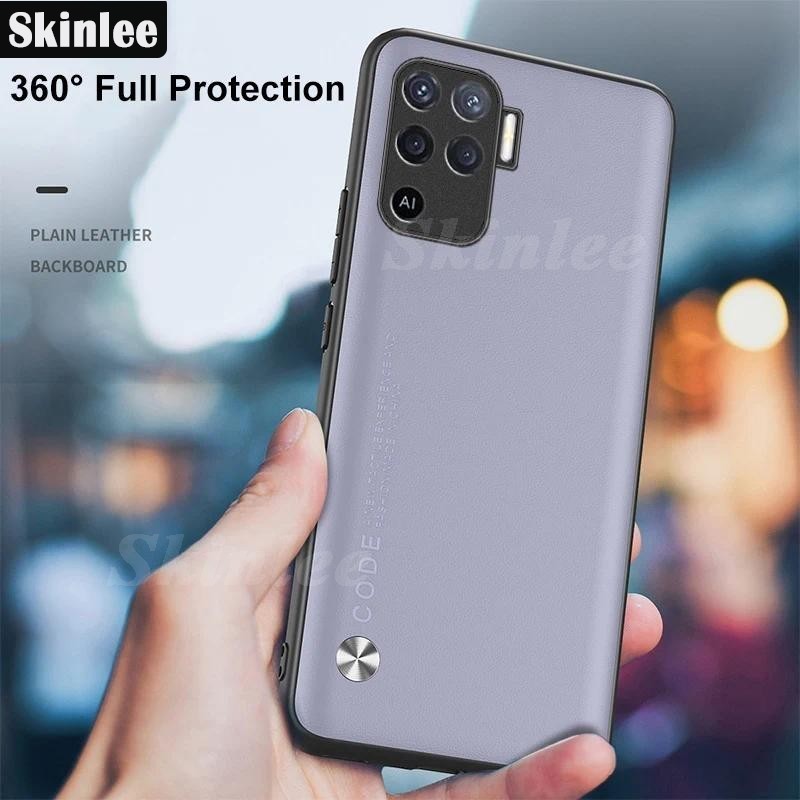 Casing OPPO A54 A74 A94 4G 5G Carbon Fibre Leather Silicone Protection Phone Cover For OPPO A36 A76 