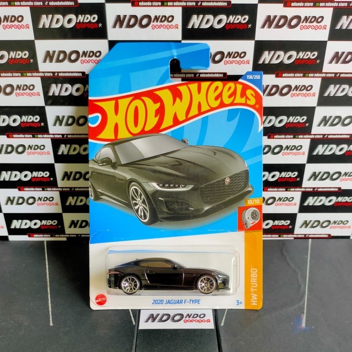 SP99 Hot Wheels 2020 Jaguar F-Type Black - 2022 HW Turbo