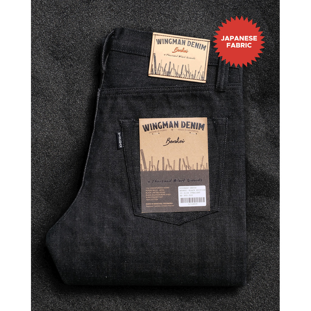 WINGMAN DENIM - BENKEI 17oz BLACK EDITION