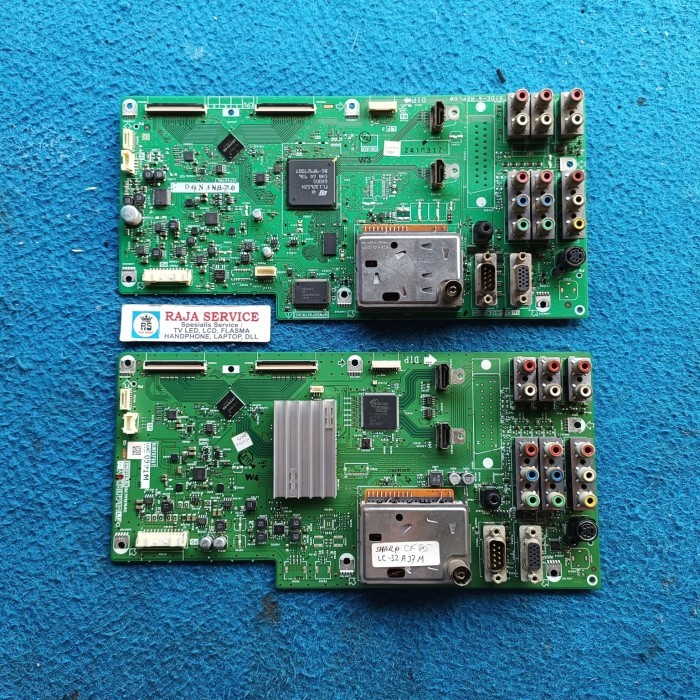 mb tv lcd sharp LC 32A37M LC32A37M mainboard mesin modul board -AD87