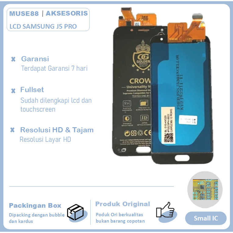 LCD TOUCHSCREEN SAMSUNG J5 PRO 2017 / J530 - ORIGINAL COMPLETE