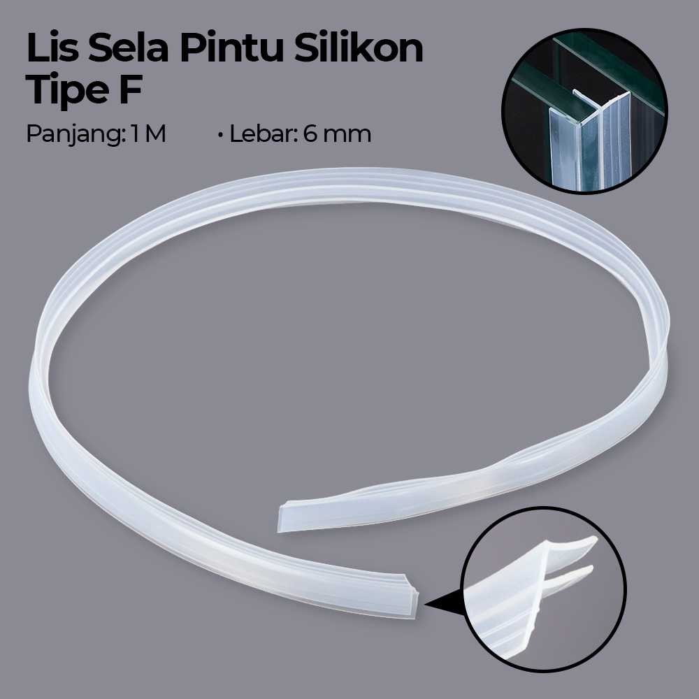 

Alloet Lis Sela Pintu Silicone Door Sealing Strip Type F 1M - TP40 | Perlengkapan Dekorasi Ruang Tamu, Kamar Tidur, Dapur Rumah Minimalis Modern Estetik Aesthetic Murah Termurah Kualitas Import