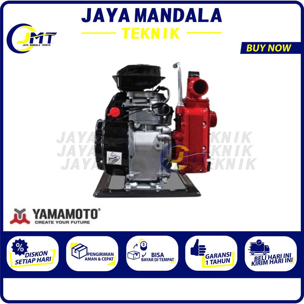 Pompa Air Bensin YAMAMOTO Seri Hitam YWP-15 Pompa Alkon pemadam