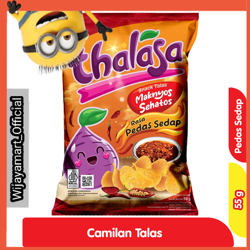 

Thalasa Keripik Talas Pedas Sedap 55 g