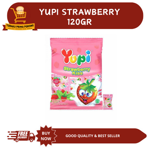 

Yupi Strawberry Kiss 120g