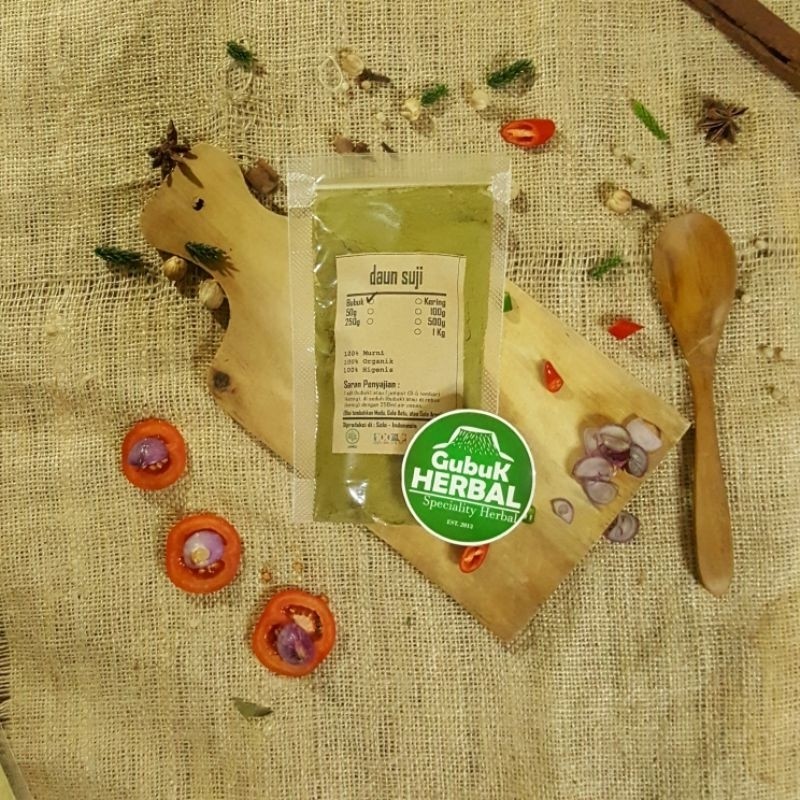 

DAUN SUJI BUBUK 250 Gram - MURNI - GRADE A - BUBUK HALUS - MURNI TANPA CAMPURAN - ORGANIK