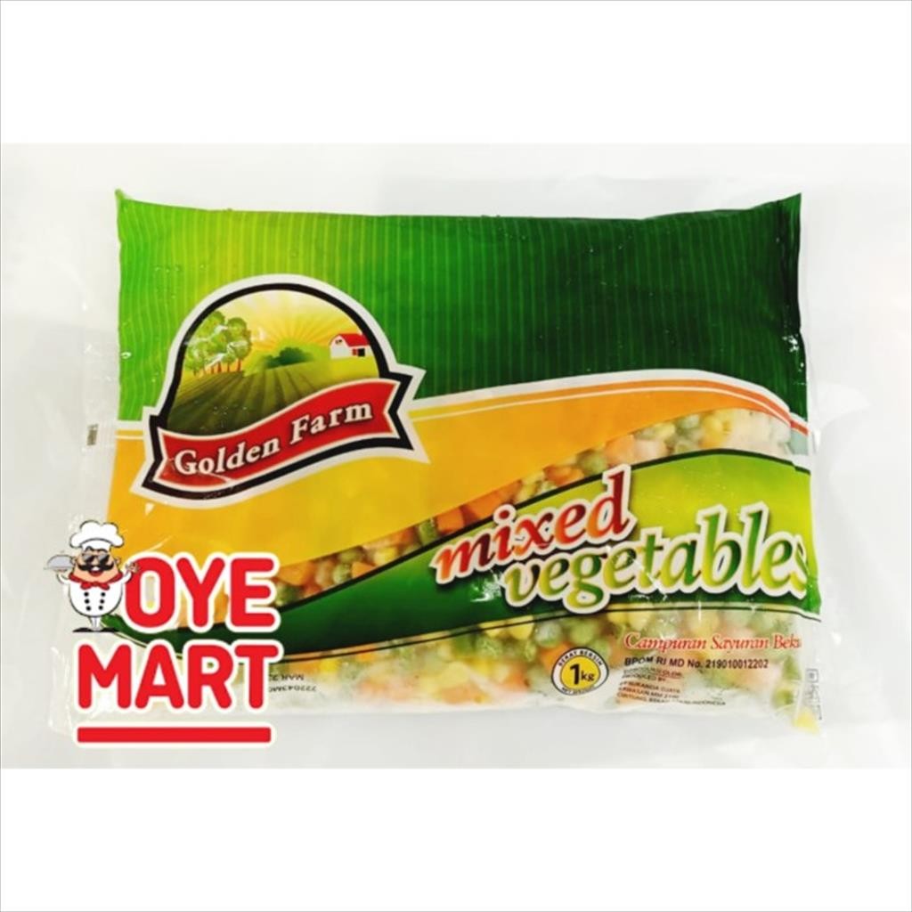 GOLDEN FARM MIXED VEGETABLES 1KG