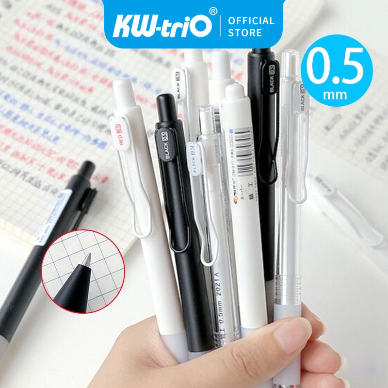 

Gel pen/Bolpen/Pulpen refill pulpen hitam ins Style lucu pulpen aesthetic retractable gel pens pen mekanik tinta hitam biru merah gel pen0.5mm