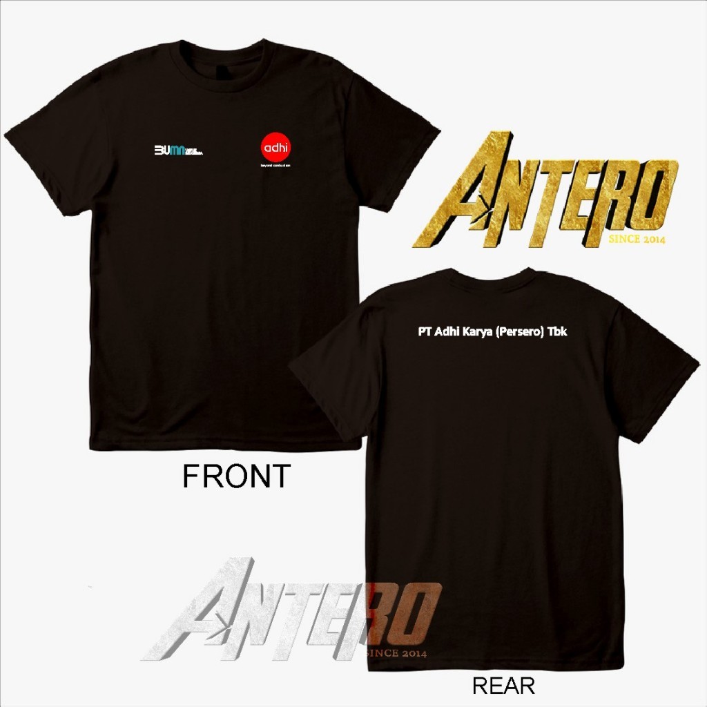 Kaos distro BUMN perusahaan kontruksi Adhi karya Persero dewasa dan anak _Vimelnesha