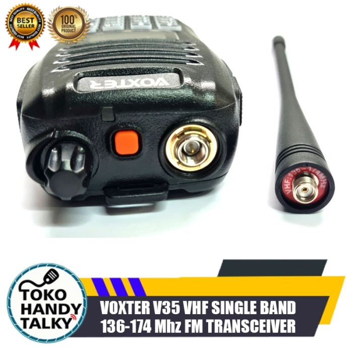 VOXTER V35 V 35 VHF SINGLE BAND 136-174Mhz HT VOXTER V-35 VHF