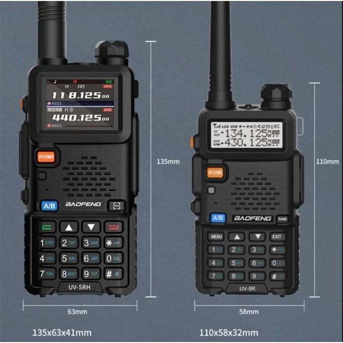 HT BAOFENG BAOFENG UV-5RH 8 Wat / HT DUAL BAND BAOFENG