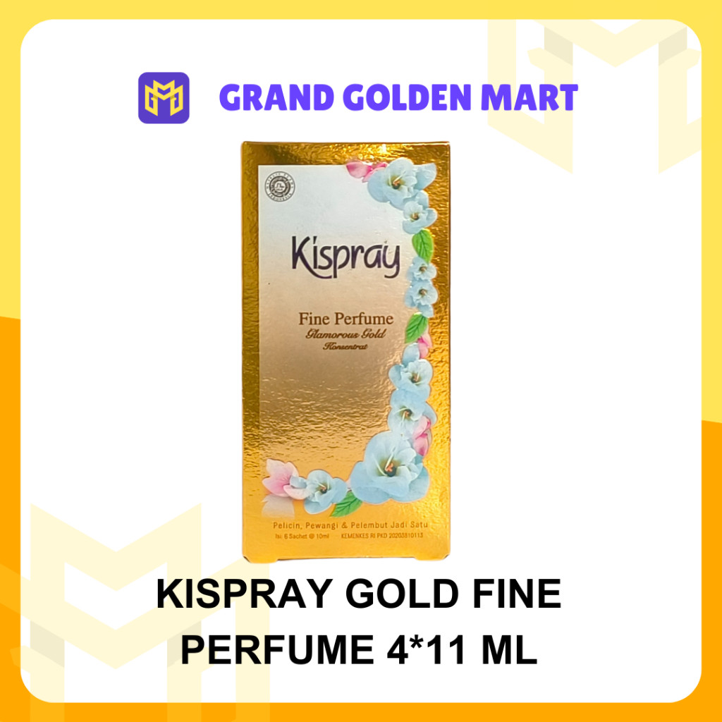 Kispray Gold Fine Perfume 4*11 ml