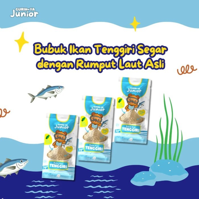 

Gurih Ya Bubuk Ikan Tenggiri 5gr Bumbu Mpasi Anti GTM