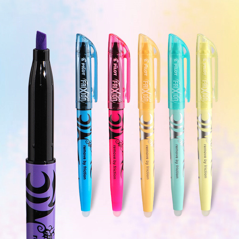 

1pcs Pilot Erasable Highlighter Pen Frixion Ink Fluorescent Pastel Nature Color Marker Liner for Drawing Lettering School A6250