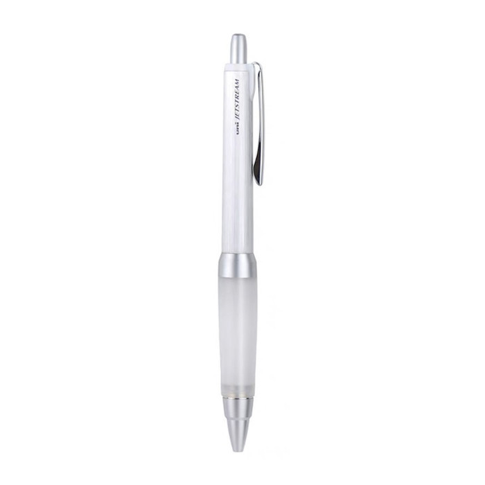 

[Terbaru] Uni Jetstream Alpha Gel Grip Ballpoint Ink Pen 0.7mm Comfort Writing - Silver