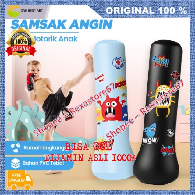 Standing Boxing Samsak Standing Samsak Tinju Boxing Ball Samsak Tinju Anak Inflatable ASLI