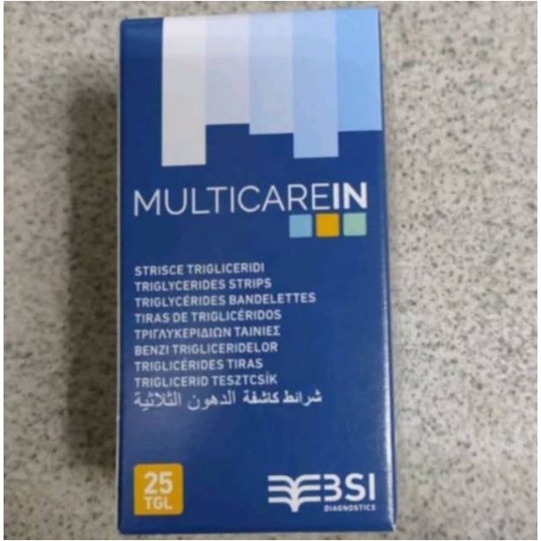 STRIP TRIGLISERIDA MULTICARE IN ISI 25