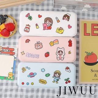 

[New] Kotak Pulpen Pensil Tempat Pensil Minimalis Pencil Case Aesthetic - Putih