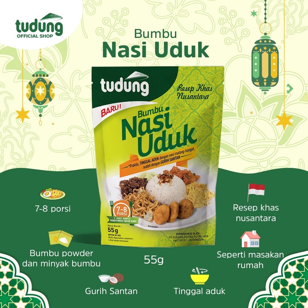 

️YERAH GROSIR TUDUNG BUMBU INSTAN ADUK NASI UDUK NASI KUNING NASI GORENG