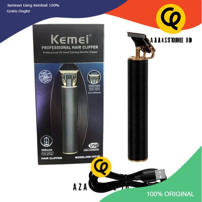 Kemei KM-1971B Professional Trimmer Alat Cukur Rambut Original