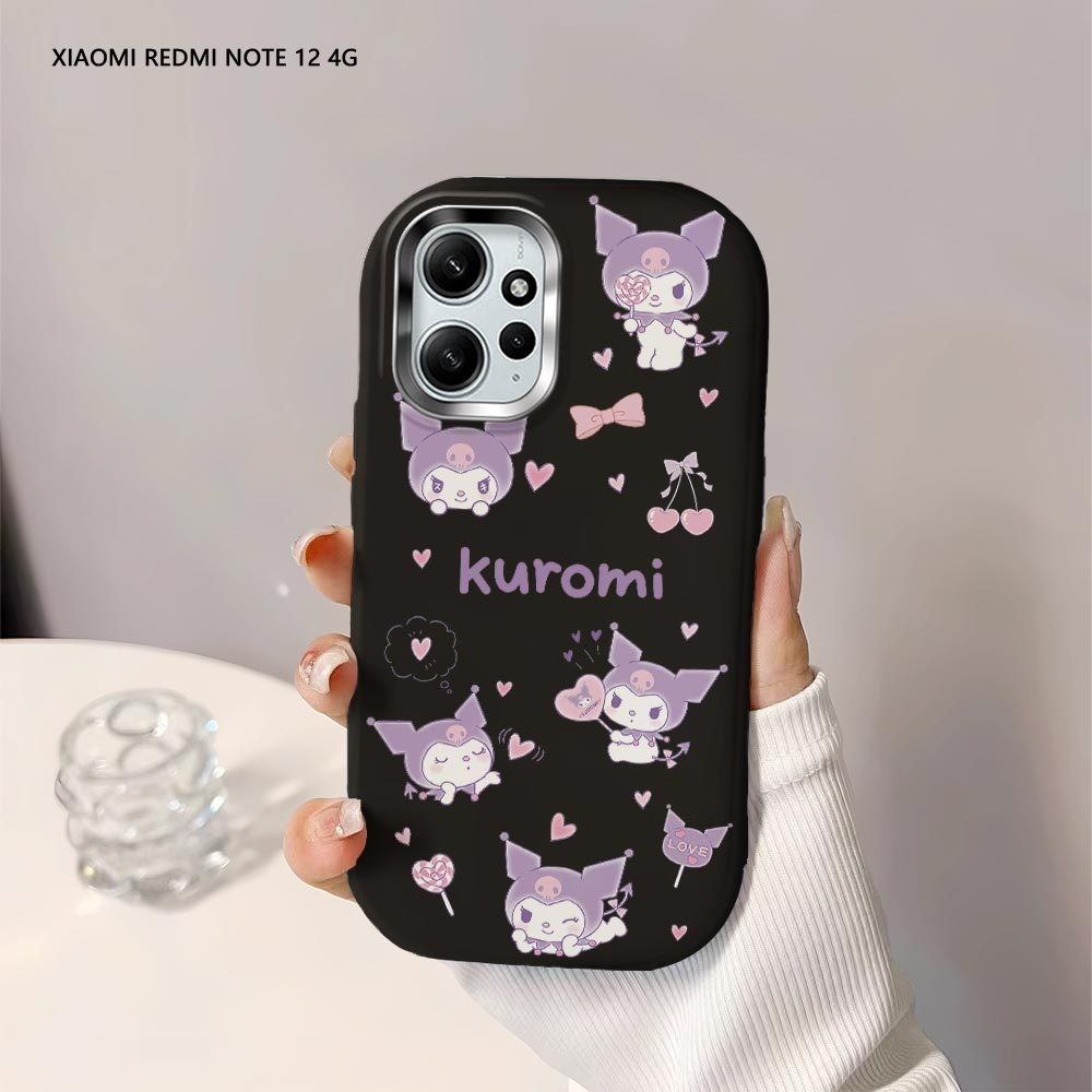 Softcase Untuk Xiaomi Redmi Note 12 Note 12 Pro 4G 5G Cartoon Kuromi Back Cover Case Soft Original L