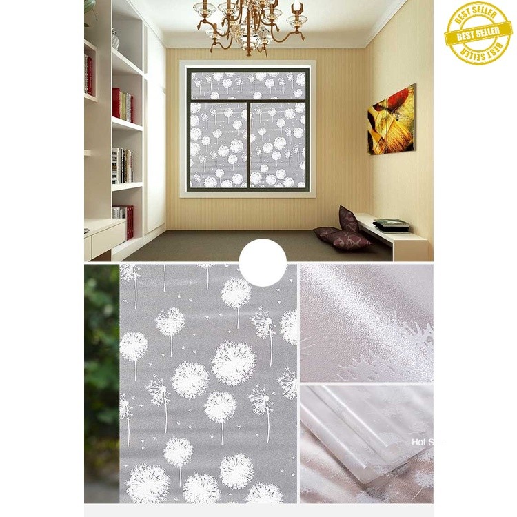 PAKET 5 ROLL Stiker Kaca Sunblast Polos Dekorasi Rumah 45Cm X 1M wallpaper stiker kaca rumah Termura