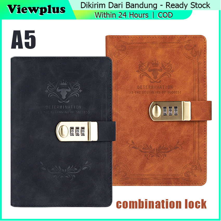 

A5 Buku Password agenda dengan Kode Angka untuk mengunci keamanan buku