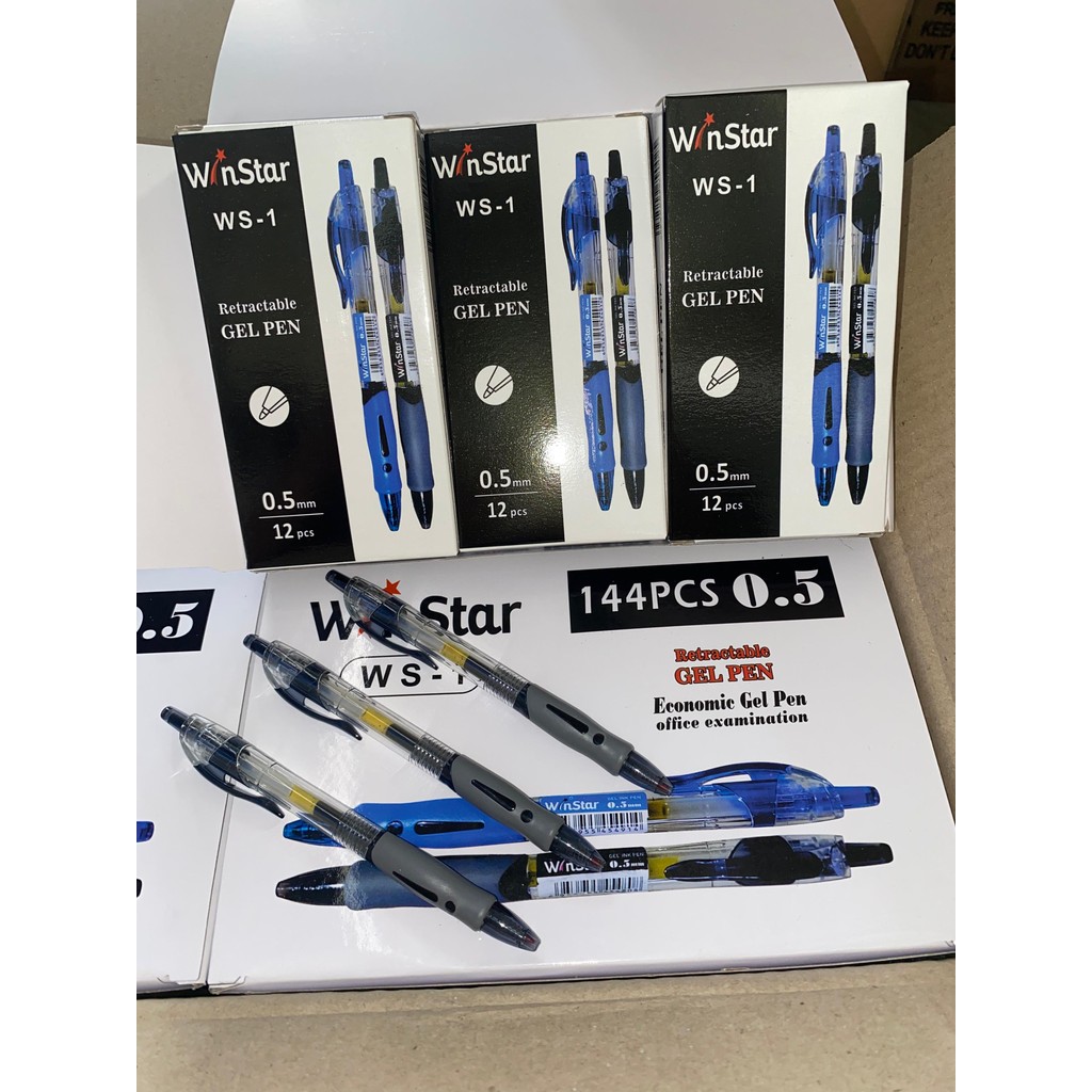 

(JGS) Ballpoint Gel Cetek WS-1 / Pulpen Gel Cetek Winstar (12pcs)