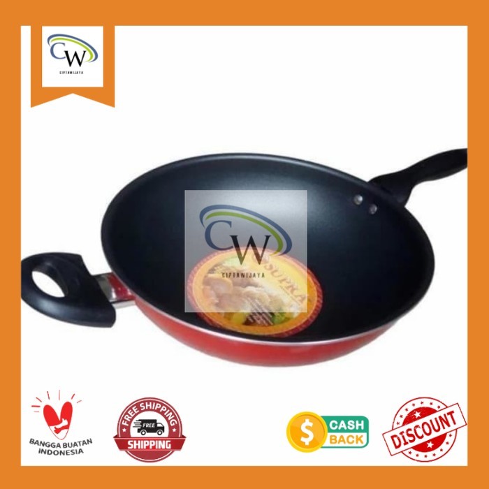 Wajan Teflon Supra 32 Cm / Wajan Rosemary Supra 32 Cm
