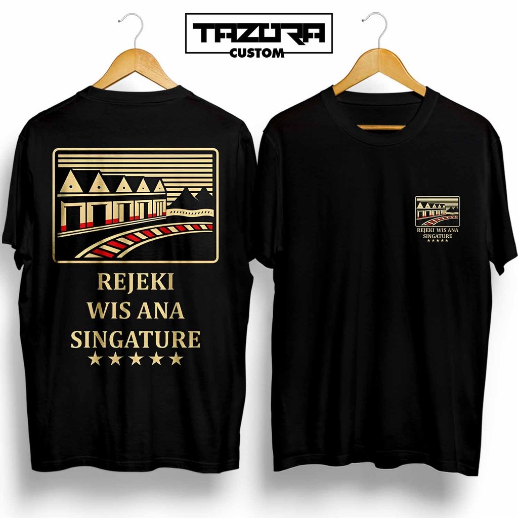 Kaos Rejeki Wis Ana Singature Kaos Distro Unisex Distro Keren Murah Terbaru Viral BIsa COD TAZORA CU