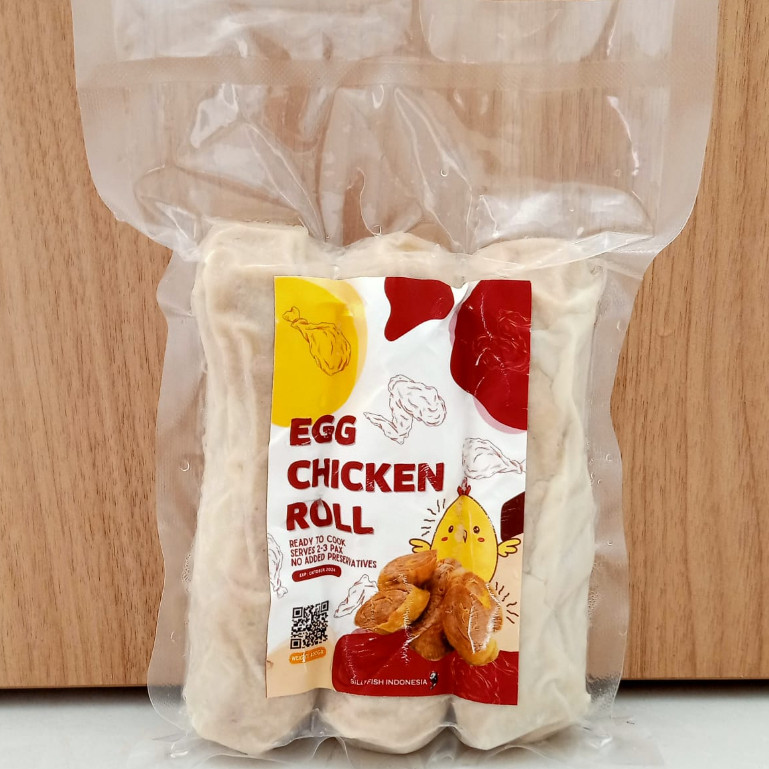 

SILLY EGG CHICKEN ROLL 350g (isi 3pcs)