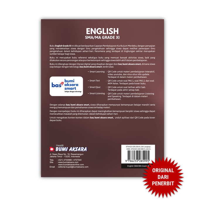 

English SMA MA Grade XI Kurikulum Merdeka