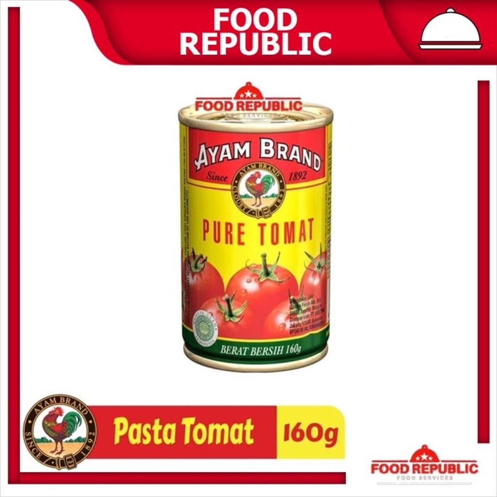

AYAM BRAND TOMATO PUREE 160 GR PASTA TOMAT KALENG HALAL NO MSG