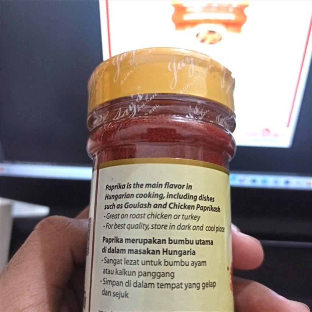 

RB Jays Kitchen Paprika Powder Seasoning 70 Gr Jay's Paprika Bubuk