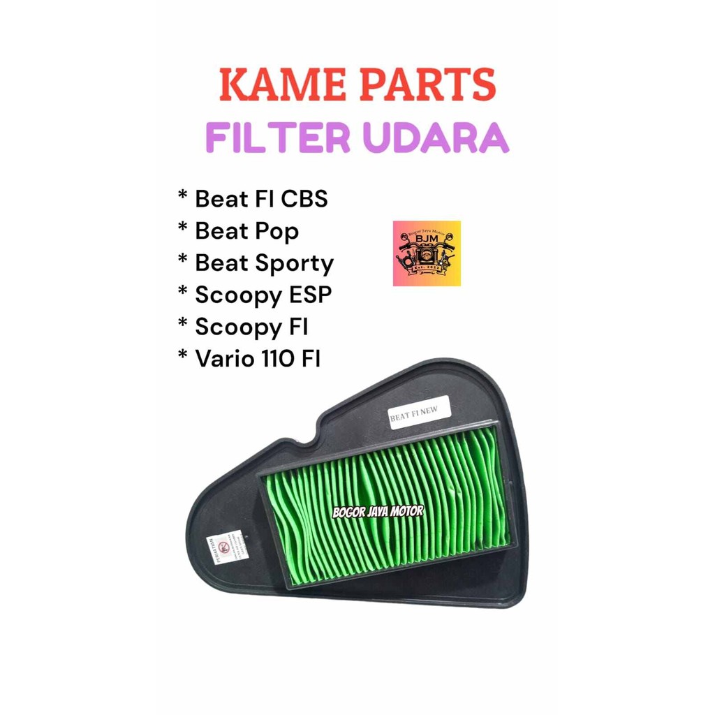 KAME PART FILTER UDARA MOTOR HONDA SCOOPY FI ESP (ADA KAKI) BEAT ESP NEW SARINGAN UDARA MOTOR HONDA 
