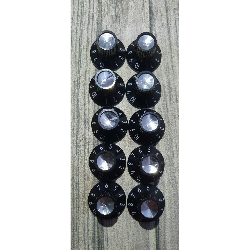 OBRAL Harga per 10 buah knob knop potensio fender original gitar ampli