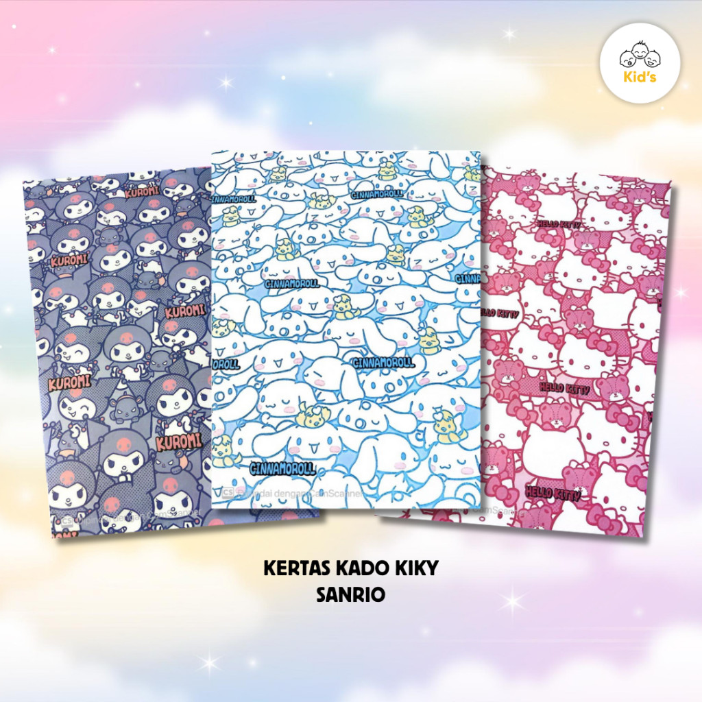 

Kertas Kado Sansan Wawa Seri Baby Kids - Wrapping Paper Sansanwawa