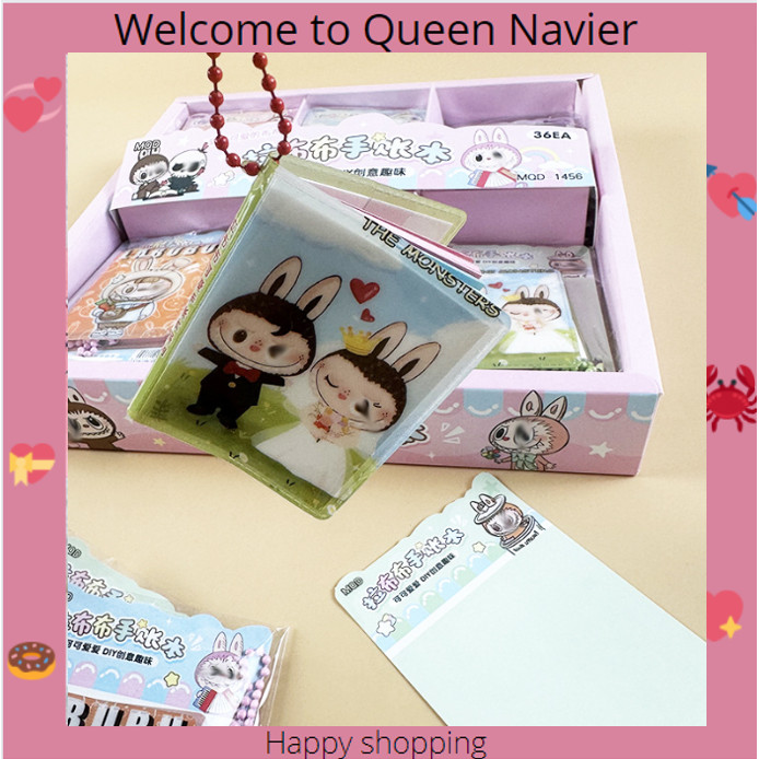 

QN - Notebook mini labubu khekhe Gantungan memo pony