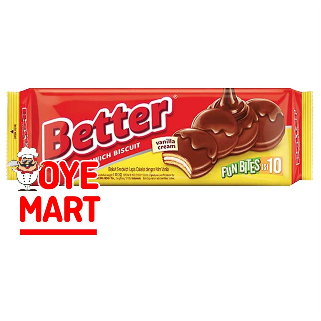 

BETTER SANDWICH BISCUIT 100GR ISI 10