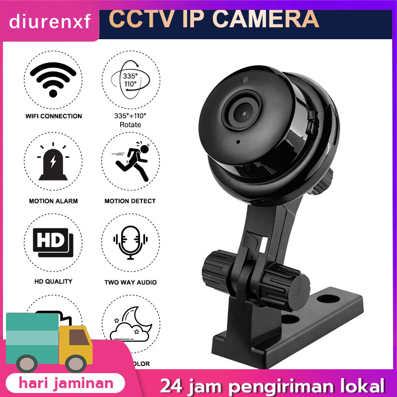 [Diurenxf]V380 J2 CCTV Kecil HD Kamera tersembunyi Kamera CCTV Mini IP CCTV Camera Kamera keamanan-C